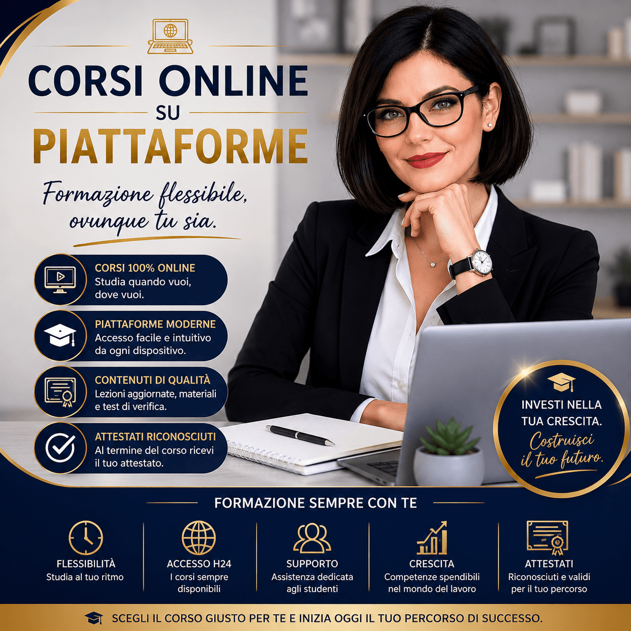 Corsi online su piattaforma