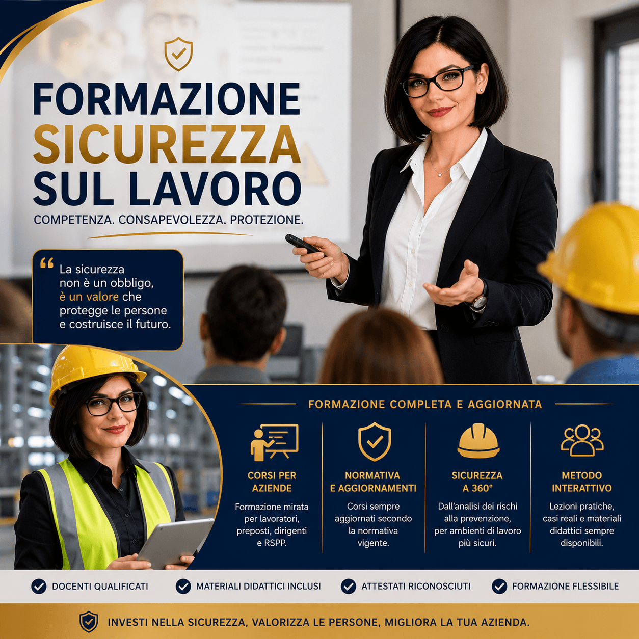 Formazione sulla salute e sicurezza nei luoghi di lavoro